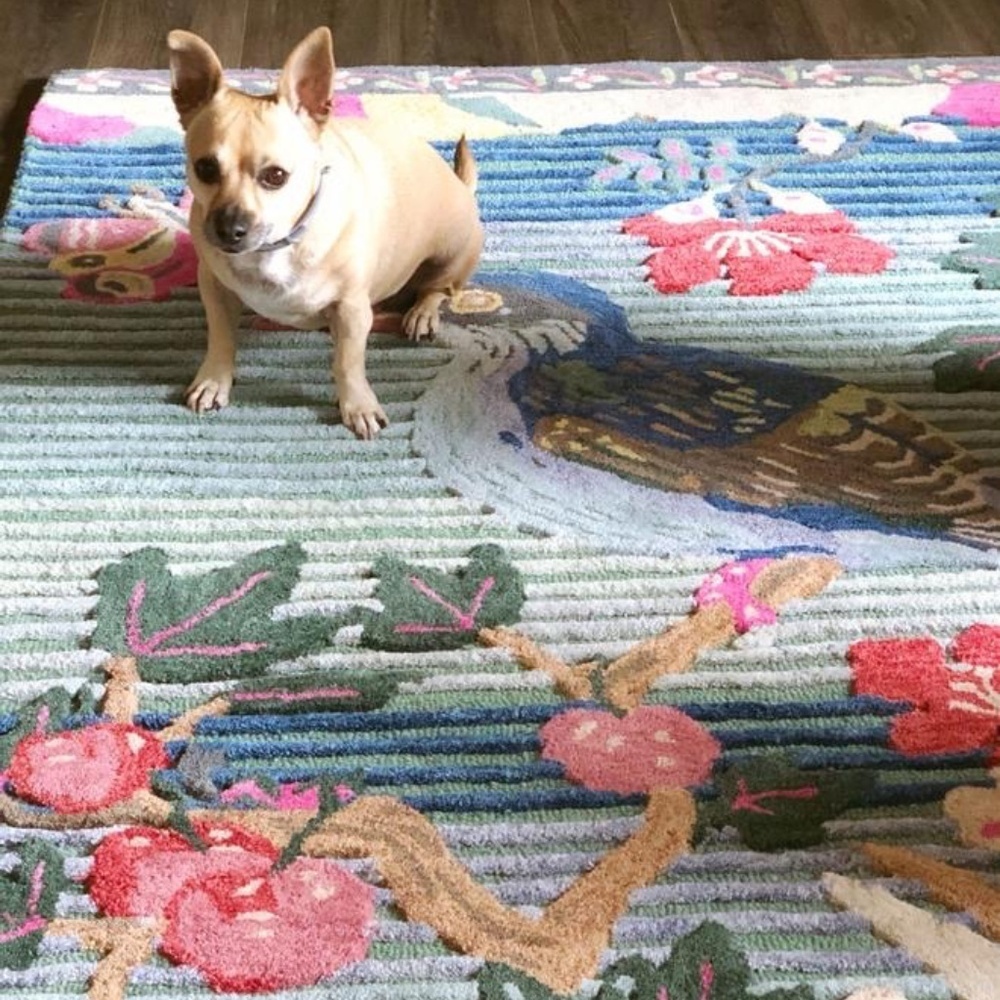 NWT Anthropologie Nathalie Lete Tufted Rug - Picture 5 of 6